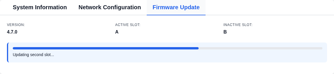 Both-slots update in progress